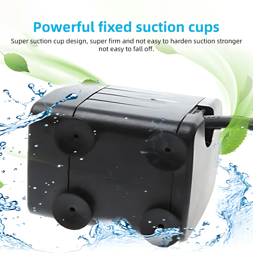 Mini Submersible Water Pump Flow Adjustable Electric Max 600L/H Flow 3.9ft Lift Portable Mini Pump with 6.5ft Cable and CupBase