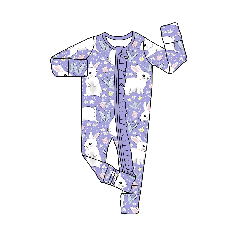 

Easter Promotion Baby Rompers Baby long Rompers Cute Baby Bamboo styles Bodysuit Short Sleeve Unisex milk silk baby romper
