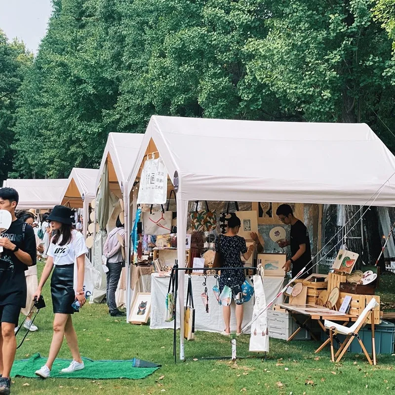 

Internet celebrity outdoor awning canopy European camp mobile stall canopy windproof cloth catering tent room