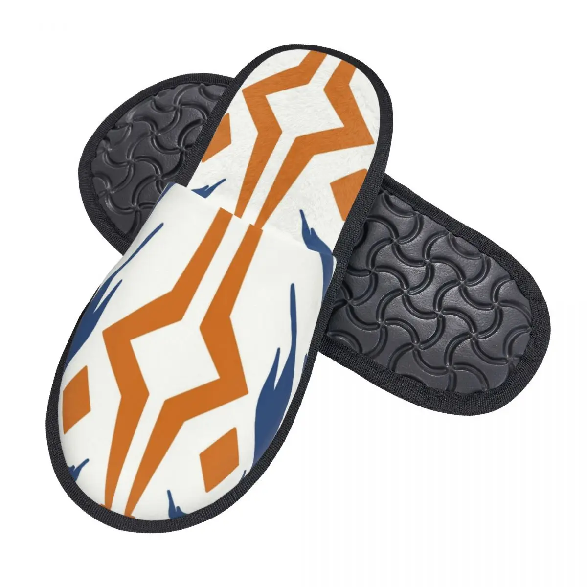 Custom Fulcrum Ahsoka Tano Cosplay House Slippers Women Comfy Memory Foam Sci Fi Tribal Wars Slip On Bedroom Slipper Shoes