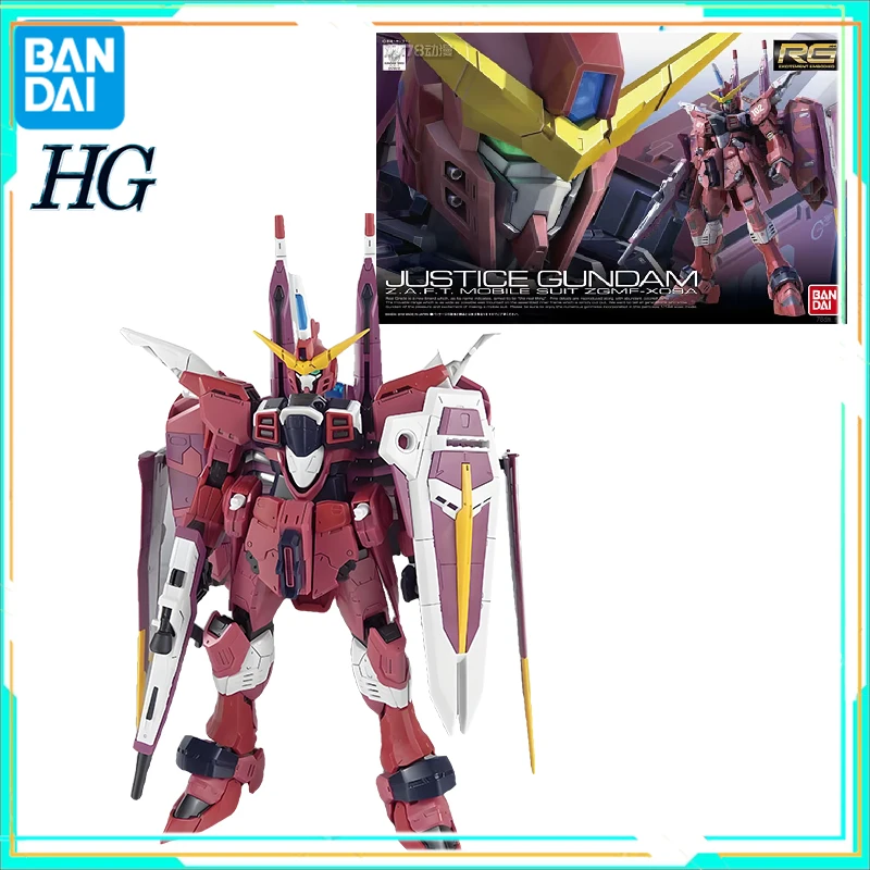 

BANDAI ORIGINAL RG 09 JUSTICE GUNDAM SEED ZGMF-X09A JUSTICE Собранные модели анимированных персонажей Высококачественные коллекционные предметы