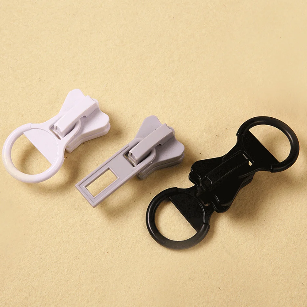 

2pcs Zipper Pull Replacement Detachable Plastic Zipper Heads For Bags Jackets Backpacks Luggage Clothing Accessories Diy Repair