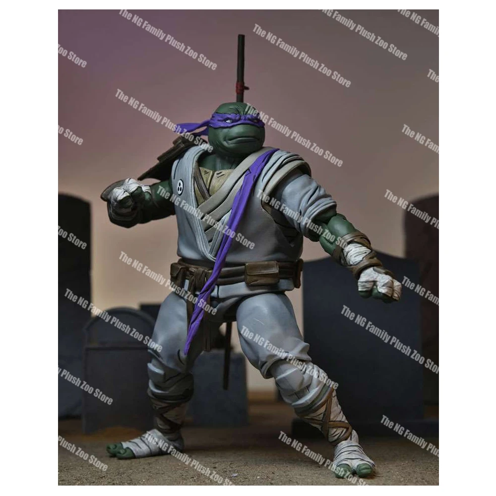 In Stock Neca Tmnt Turtles Figures Shf The Last Ronin Ultimate Donatello Anime Action Figure Model Figurine Model Kid Toy Gifts