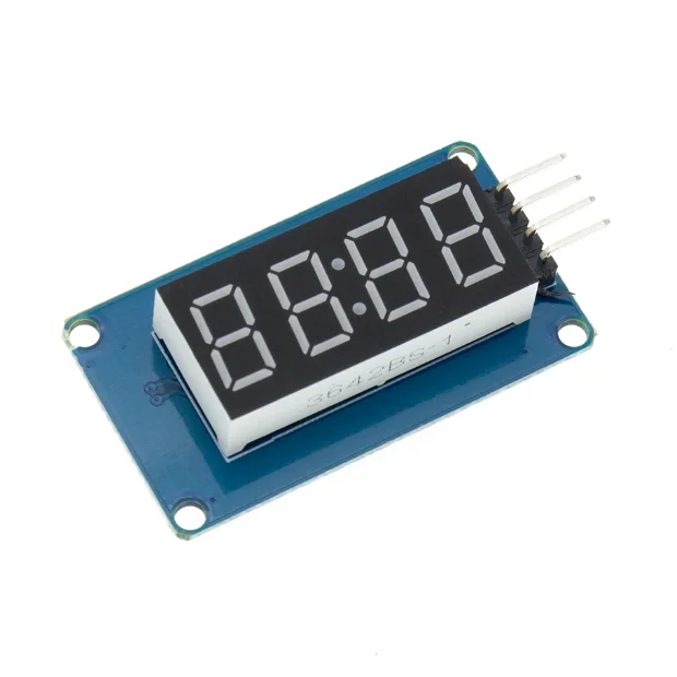 TM1637 0.36-inch 4-digit digital tube display module LED brightness adjustable with clock point Block driver