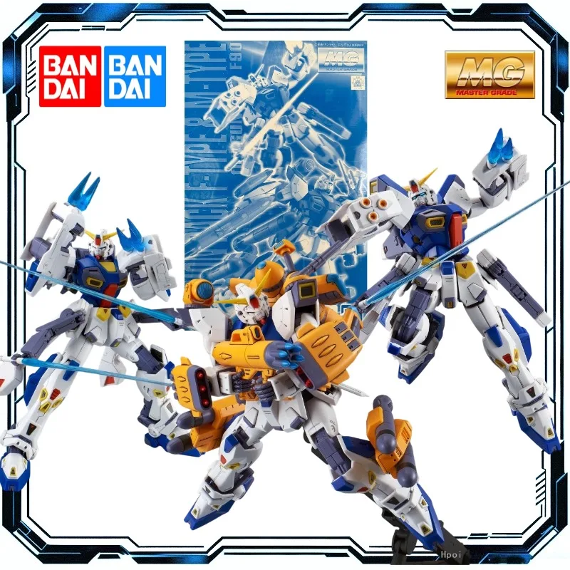 Bandai MG 1/100 Mission Pack F-Type & M-Type for Gundam F90 Expansion Armor Accessory Model Kit Without Gundam Body