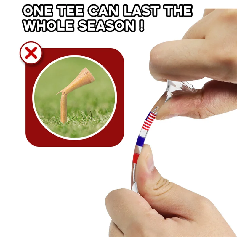 AEF5-Golf Tees، تي شيرتات جولف 3 1/4 بوصة، تي شيرتات جولف بلاستيكية تقلل، تي شيرتات جولف كبيرة مع كوب كبير وإكسسوارات الجولف للرجال 50 عبوة