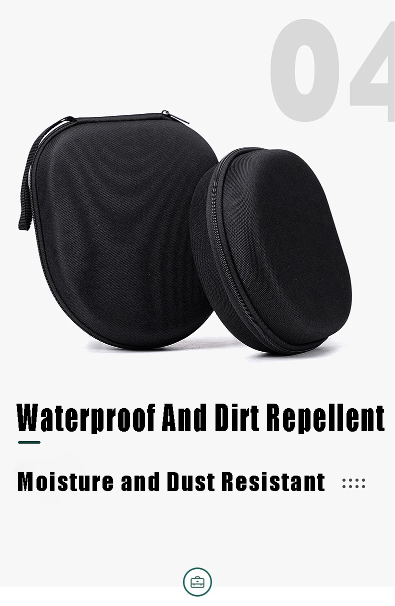 Bluetooth-Headset-Kopfhörer-Hartschale für Sony-Kopfhörer, Aufbewahrungstasche, tragbar, für Reisen, stoßfest, für Ohrhörer, Tragetasche
