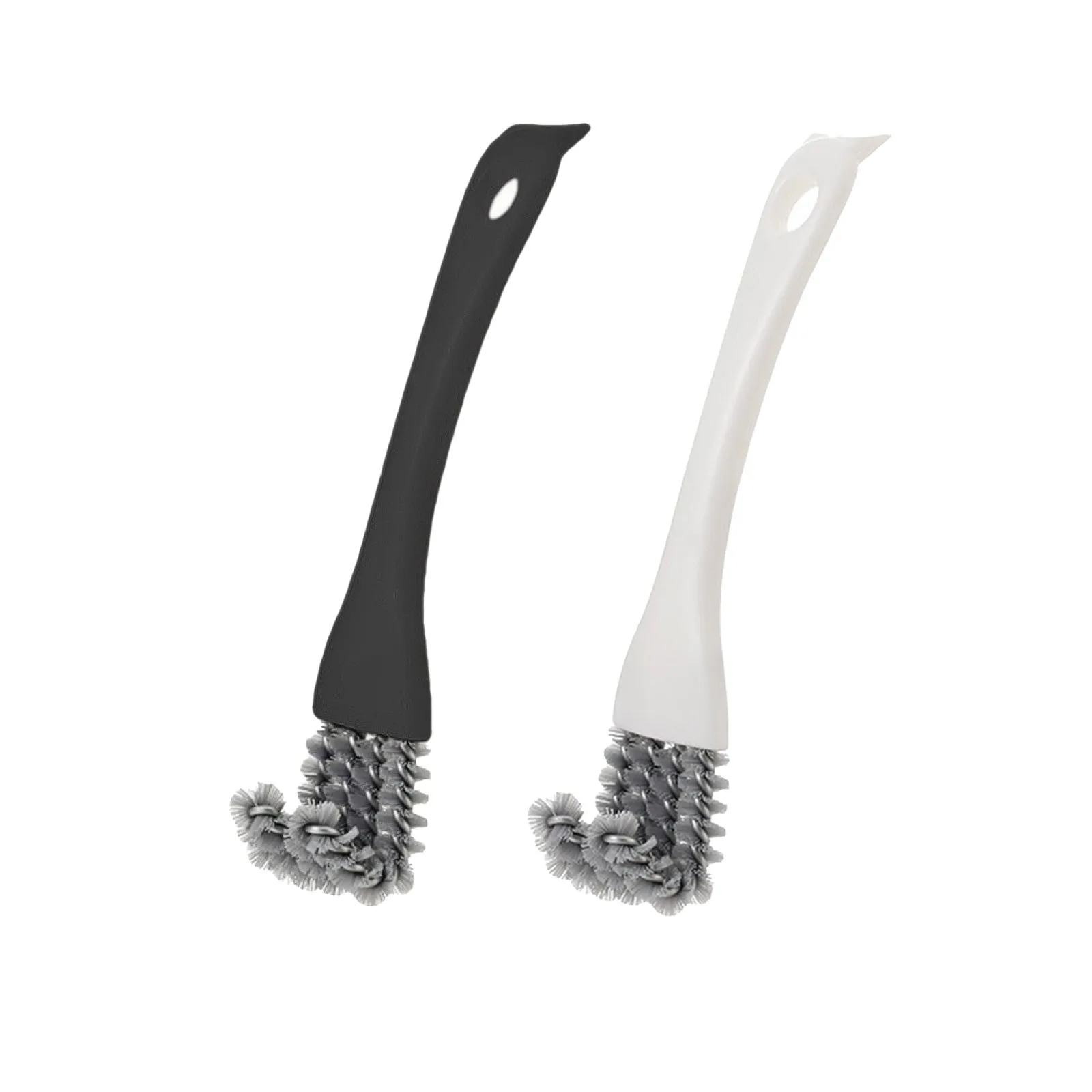 Professional BBQ Cleaning Brush Multifunctional Grill Net Oven Baking Tray Long Handle Cleaning Tools V-shaped Hooked Brush