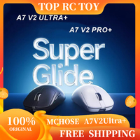 MCHOSE A7 V2 Ultra+ Wireless Mouse Tri-Mode Lightweight Paw3950 Ti 42000dpi 500mah Pc Esports Laptop Gaming Mice Accessories