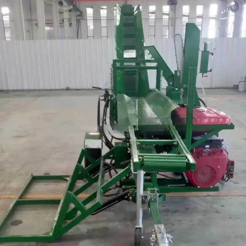 Neues Modell Fire Wood Splitter Log Processor mit 15-PS-Motor mit komplettem Zubehör