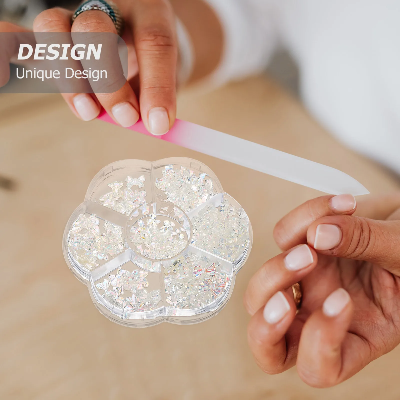 

Bow Ornaments Bowknots Nail Charms Jewelry Cute for Nails Design Bows Rhinestones Decoration Mini Accessories