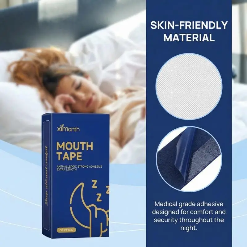 

Пластыри от храпа из нетканого материала для глубокого сна, комфортные, дышащие, 30 шт. для дома