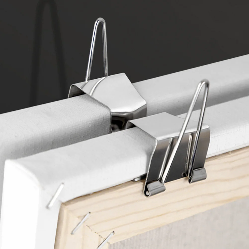 

10pcs Stainless Steel Canvas Clips Oil Painting Frame Clamps Wet Canvas Separating Holder Metal Frame Holder For Artists Art