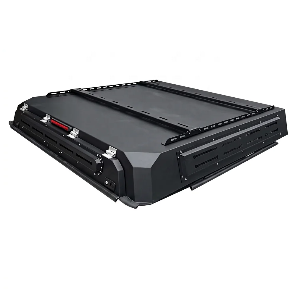 Low-Profile Aluminum Alloy Powder Coated Weather Resistance Durable Customizable Modular Manual Locking Pickup Canopy Offroad