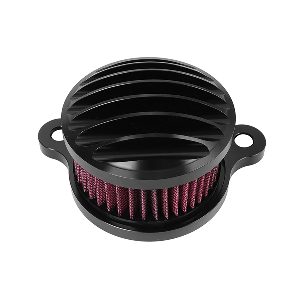Motorcycle Black Air Cleaner System Intake Filter For Harley Sportster Iron XL883 Low XL883L XL1200 48 72 2004-2016