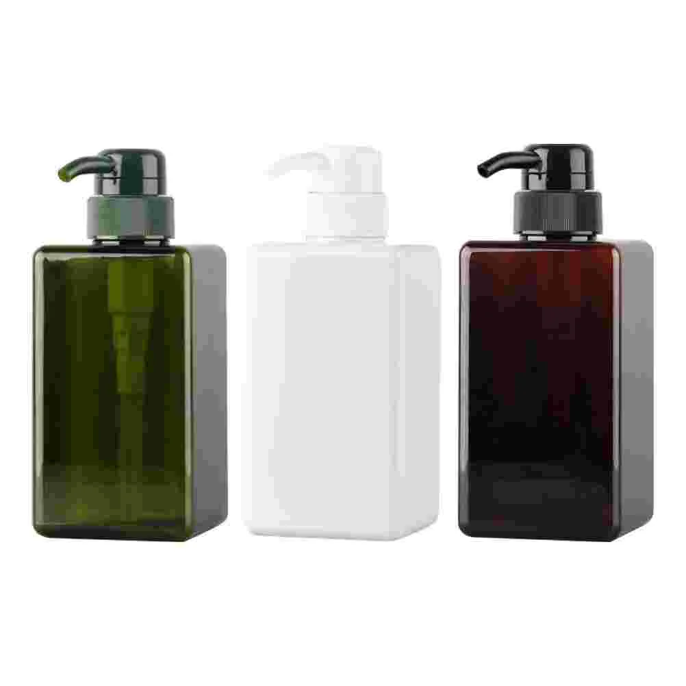 

3 Pcs Refillable Pump Bottles Multipurpose Sub Filling Lotion Dispenser