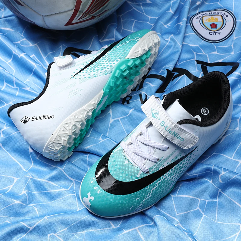 

Профессиональные легкие детские тренировочные футбольные бутсы, амортизирующая и удобная спортивная обувь, обувь для ногтей со стабильной поддержкой