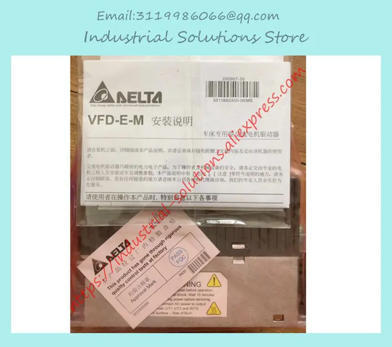 

Вход 3ph 380 В выход 3ph инвертор E-Series VFD037E43A-M 0 ~ 480 В 0,1 а 600 ~ Гц кВт 5 л.с. новый оригинальный