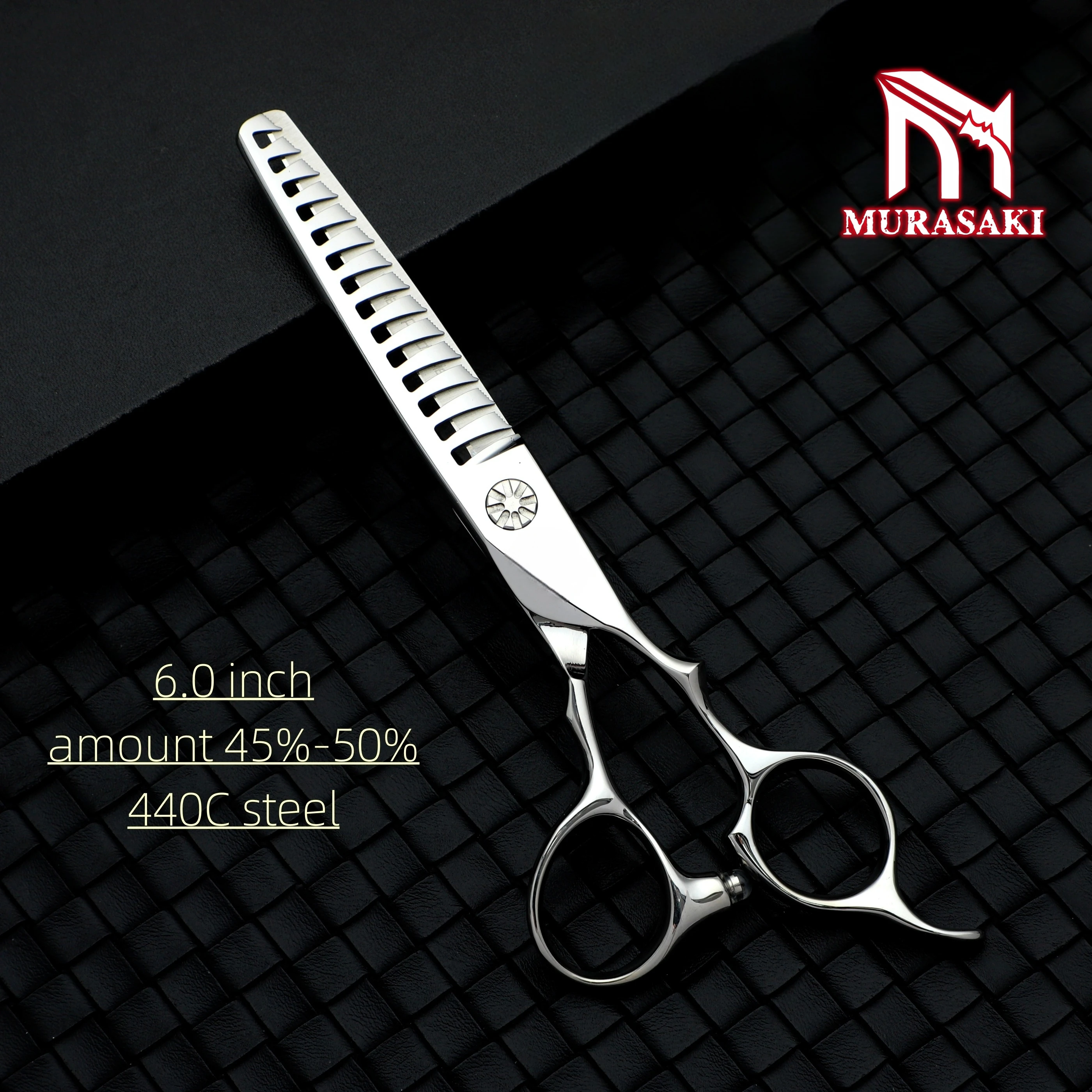 Professionelle Friseurscheren, Hitachi 440C Stahl-Ausdünnungsscheren, Set mit 6,0-6,5 Zoll Haarschneidewerkzeugen, scharf und langlebig – Detail 38