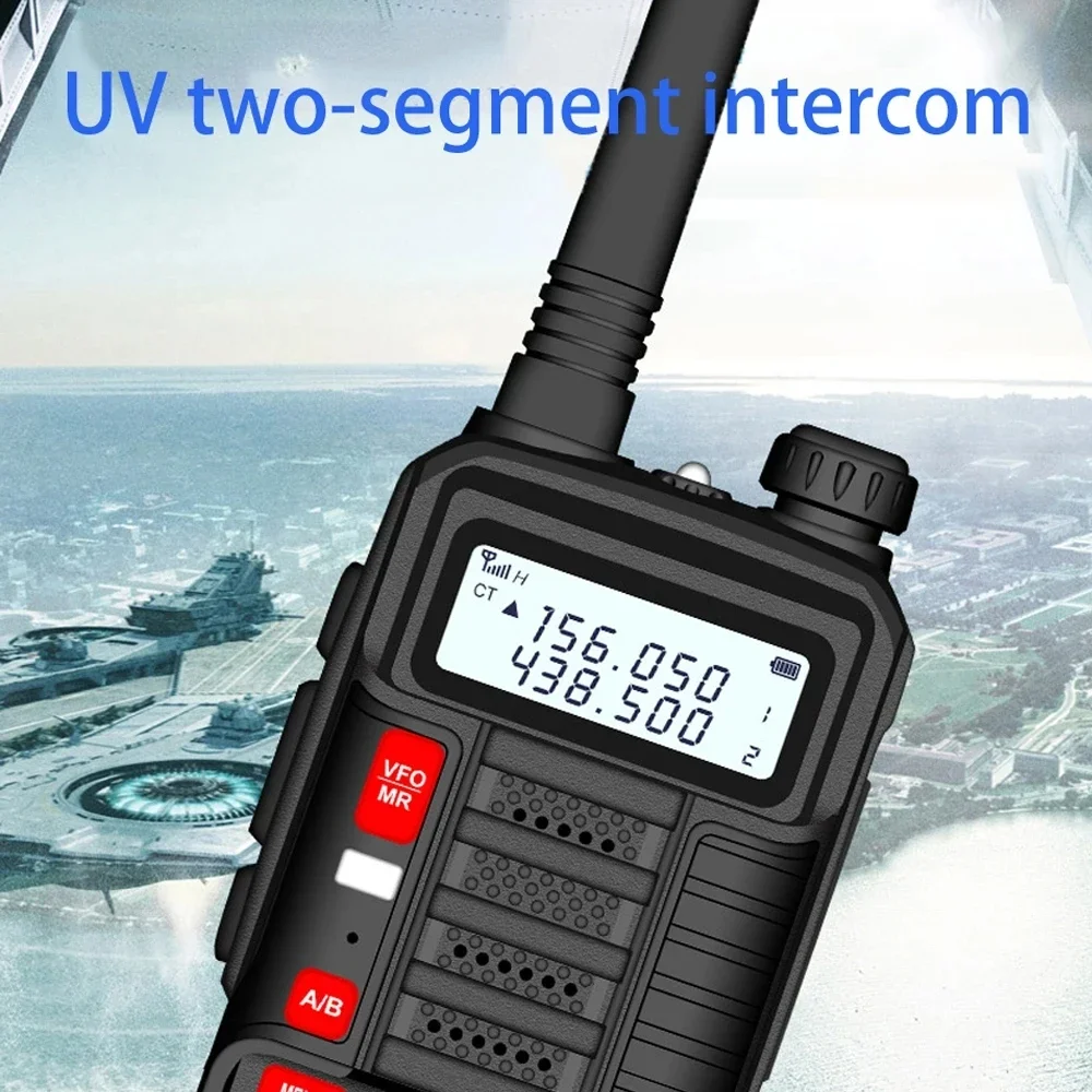 2 قطعة BaoFeng 2025 UV-10R 10 واط المحمولة عالية الطاقة لاسلكي تخاطب VHF UHF ثنائي النطاق اتجاهين CB هام راديو 65-108 ميجا هرتز راديو FM 128CH