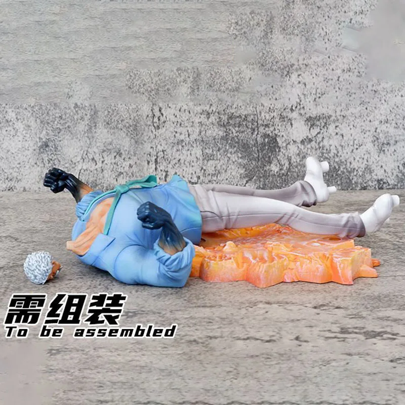 Figura de ação de uma peça 29.5cm macaco d kapu figuras mangá estatueta anime uma peça garp gk estátua modelo ornamentos brinquedos presente