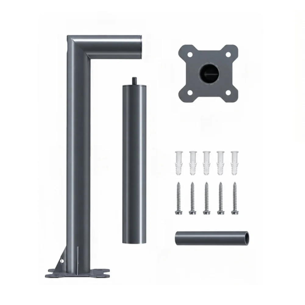 Extended L-Type Wall For Eave Mount Bracket 360 Rotation For Starlink For V5 Automotive Modification Parts