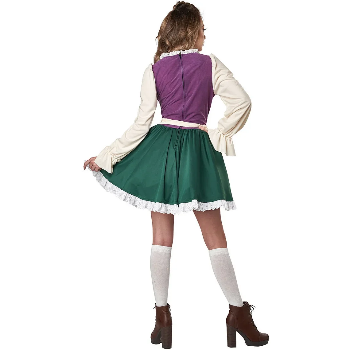 Carnevale delle donne Dirndl Oktoberfest Costume bavarese Parade Tavern barman cameriera Outfit Cosplay Halloween Fancy Party Dress