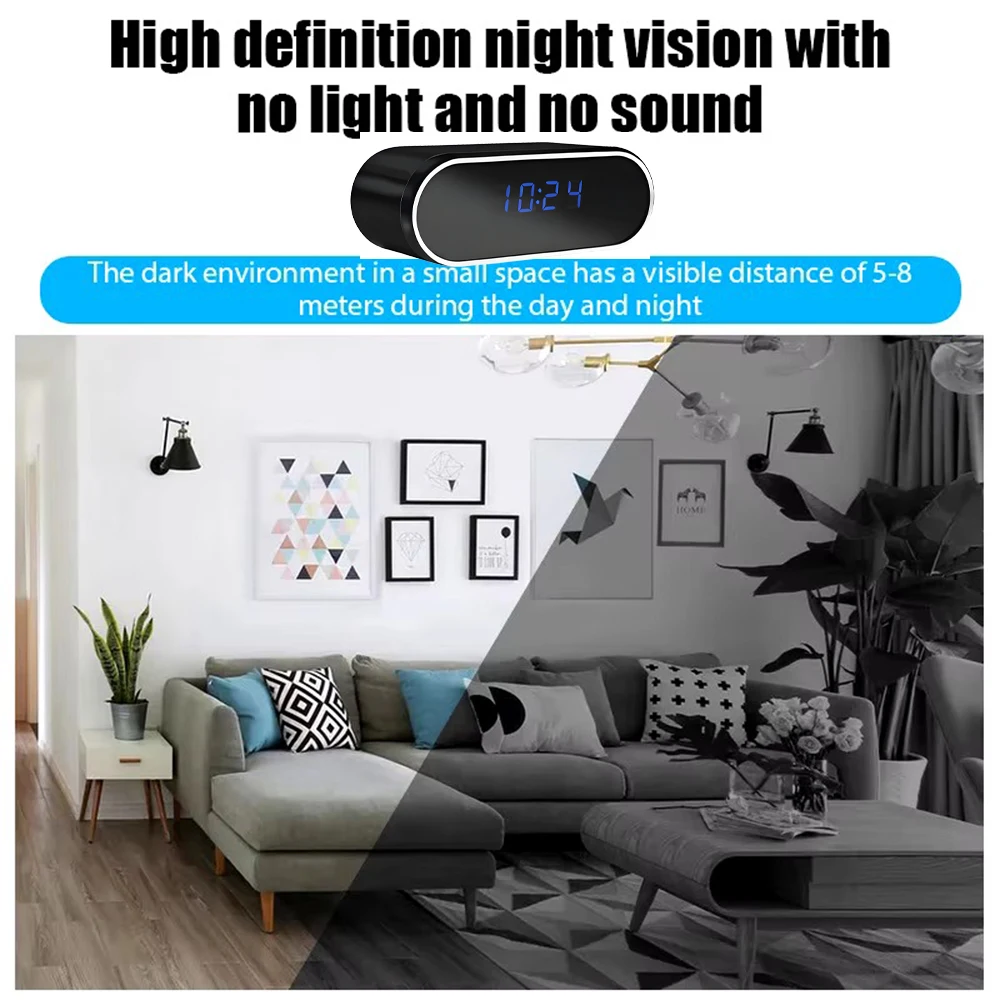 New 4K HD WiFi Wireless Mini Camera, Supporting Remote Viewing, Infrared Night Vision, Motion Detection, and Home Mini Cameras gallery 3