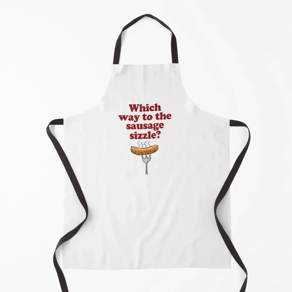 

Sausage Sizzle Apron Dress barber men For Kitchen Men'ss Apron