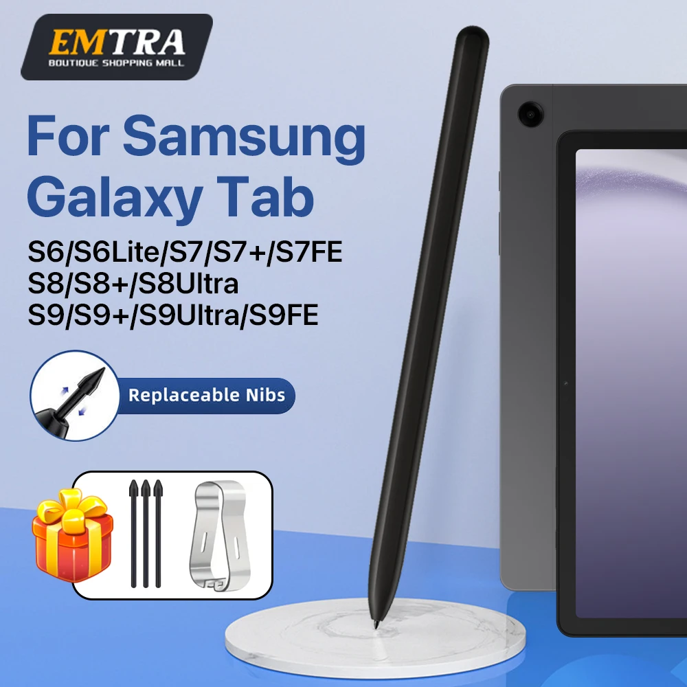 

Tablet Pen Stylus Touch Pencil S Pen for Samsung Galaxy Tablet Tab S8 S9 S9FE S7 FE S6 Lite S7+ S8+Palm Rejection 4096 Pressure