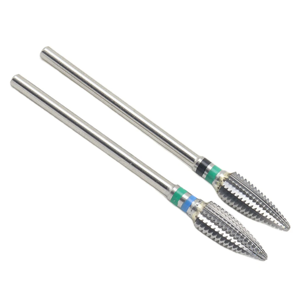 1Pcs 5MM Mini 5in1 Nagel Bohrer Bits, 3/32 "Wolfram Hartmetall Häutchen Bohrer Bits, zwei Weg Drehen Für Nagel Bett Datei Abgestorbene Haut Nagel Pre – Detail 4