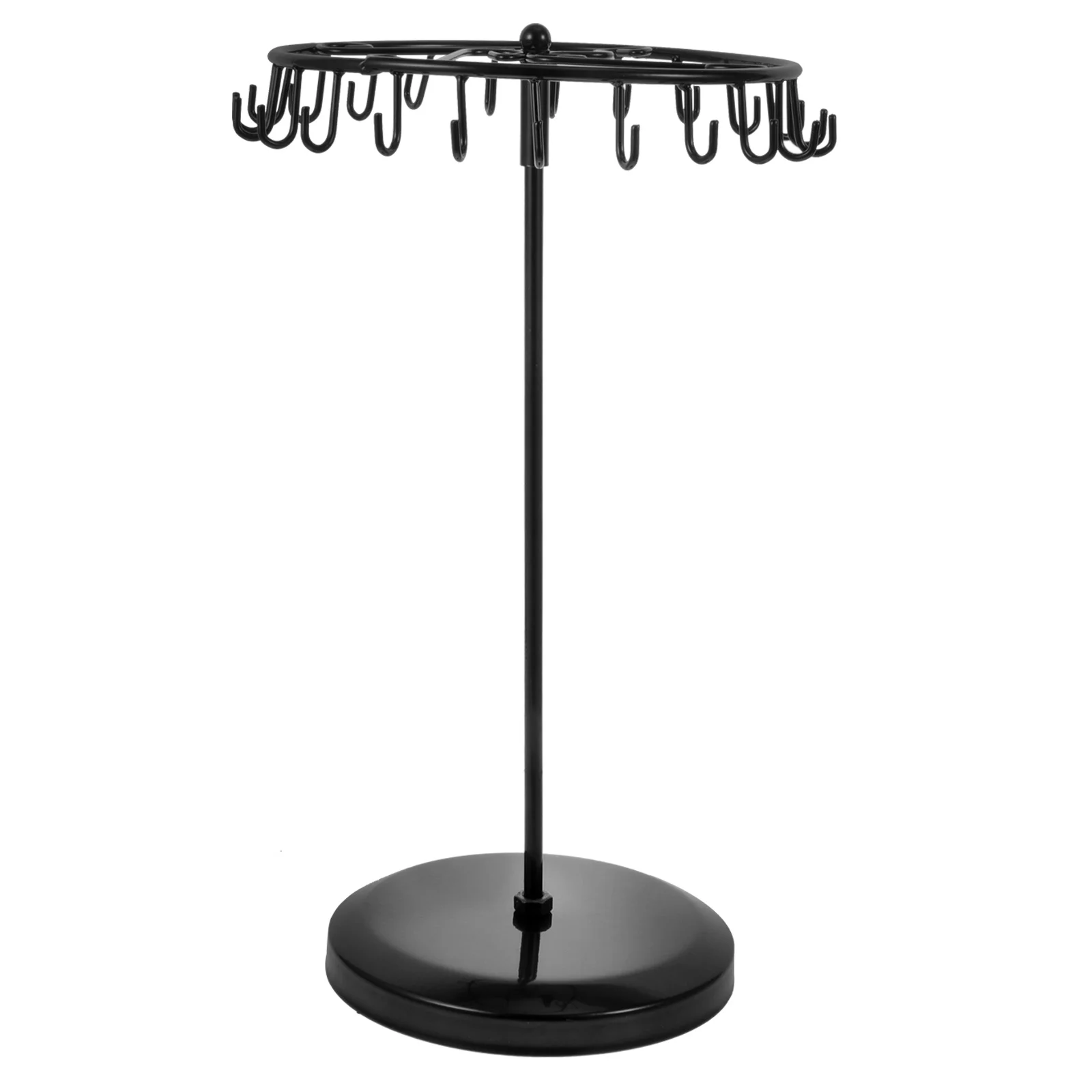 Earring Jewelry Rack Iron Display Stand For Earrings Simple Jewelry Stand Organizer Holder Rotatable Chic Decorative Rack