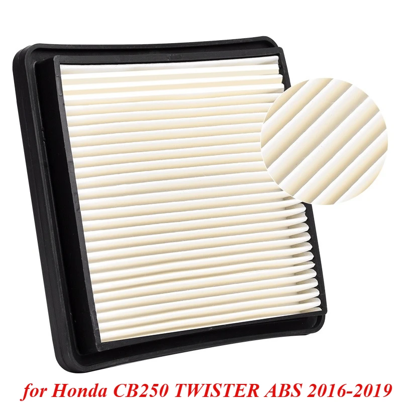 Limpiador de filtro de aire para motocicleta A1615 17211-K319-00A para Honda CB250 TWISTER 2016-2019 CB250 TWISTER ABS