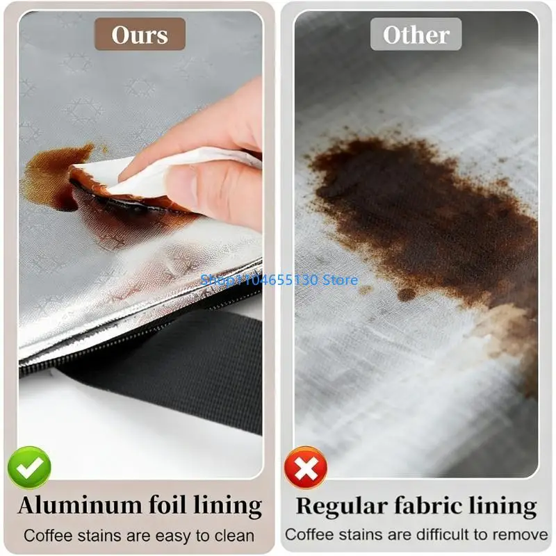 Polyester Coffee Machine Protector Bag Featuring Side Access Soft Lining
