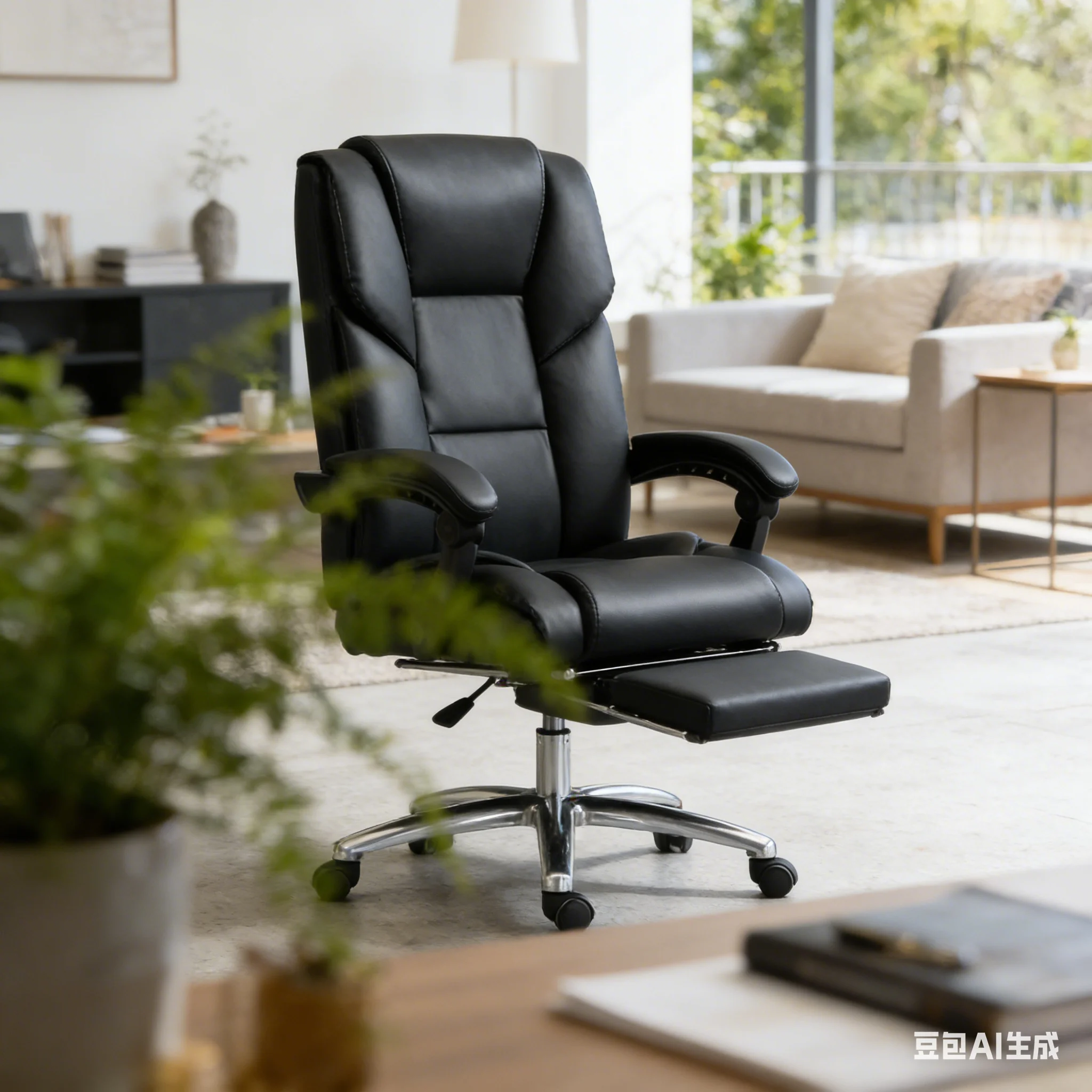 

AOLIVIYA Modern In Stock Reclining Computer Chair With Massage Genuine Leather Executive Office Conference Home Adjustable For S