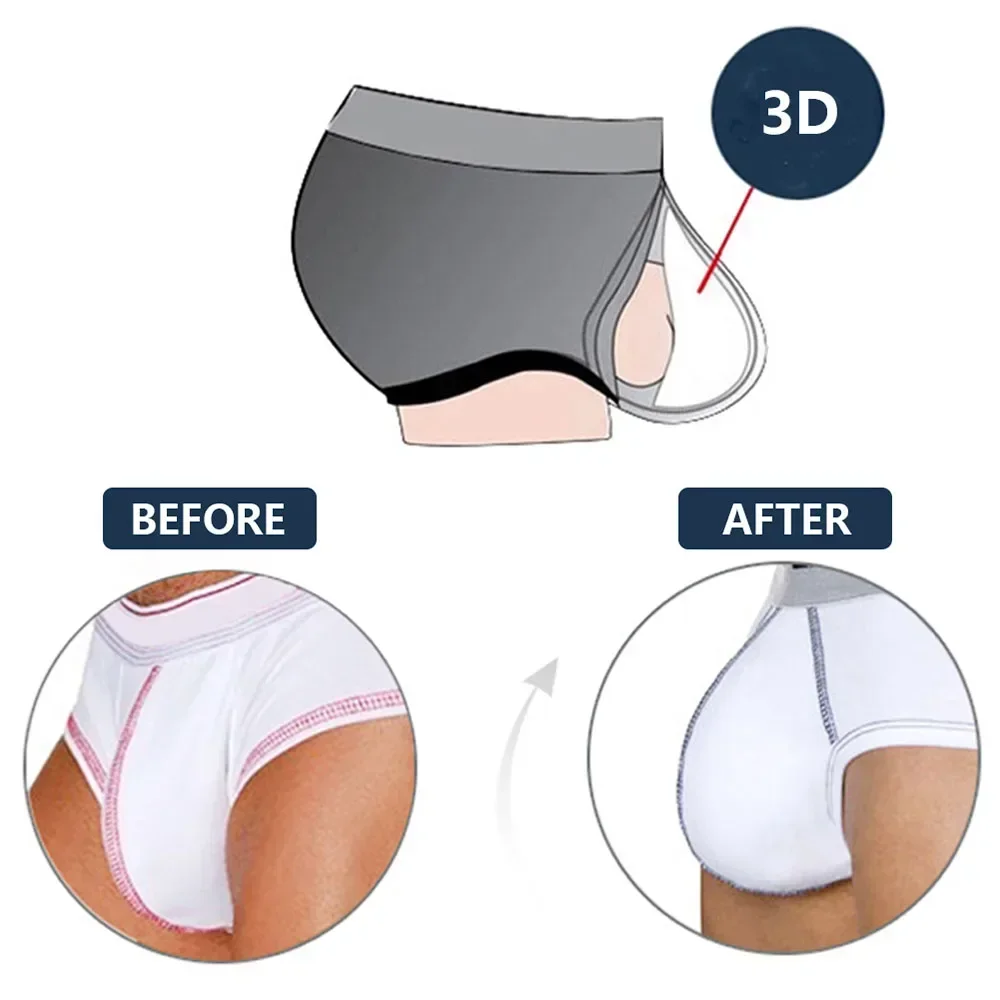 Intimo da uomo Coppa in spugna per costume da bagno da uomo Sport all'aria aperta Slip traspiranti Cuscinetti per coppe Swmming Prevenire l'imbarazzo
