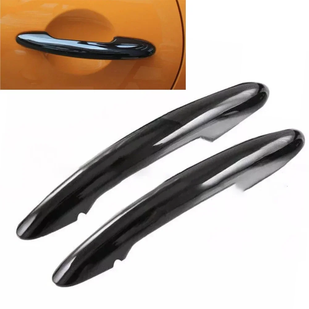 Enhance the Aesthetics of Your For MINI with Glossy Black Door Handle Cover Trim Perfect Fit for F54 F55 F56 F57 F60