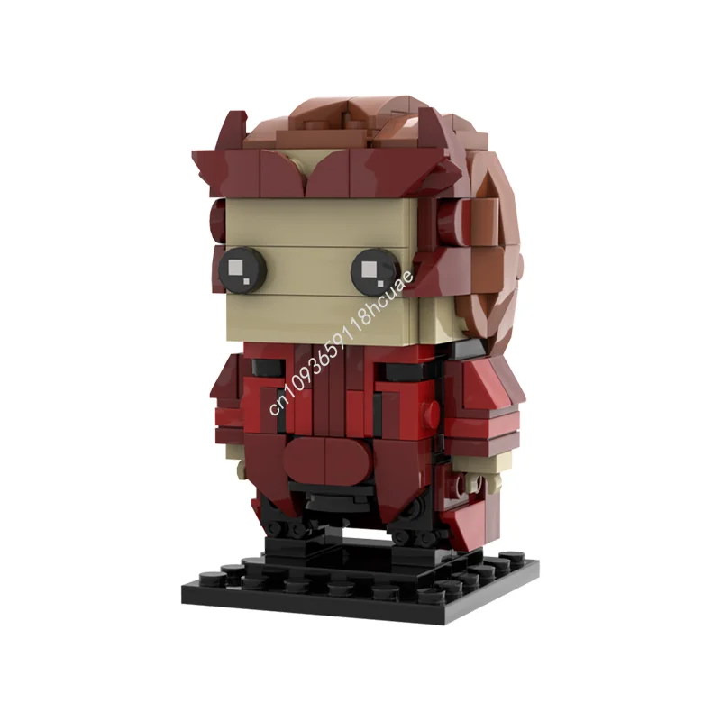 

219pcs MOC Scarlet Witch Brickheadz Super Heroes Model Building blocks Christmas gifts Architecture DIY toys idea Kids Birthday