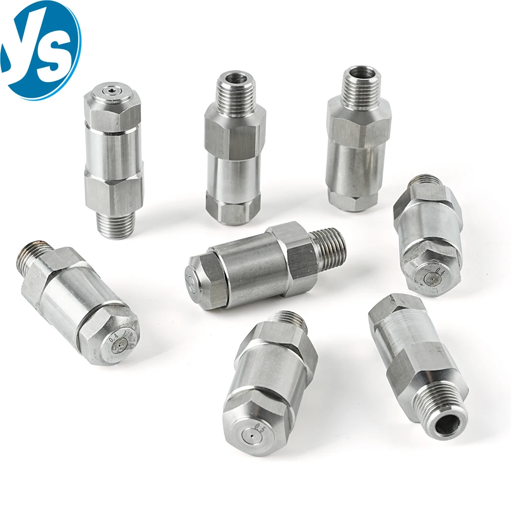 304 1/4'' Stainless Steel LNN Low-pressure Fine Mist Nozzle Workshop Coal Mine Mountain Dust Removal And Humidification Nozzle