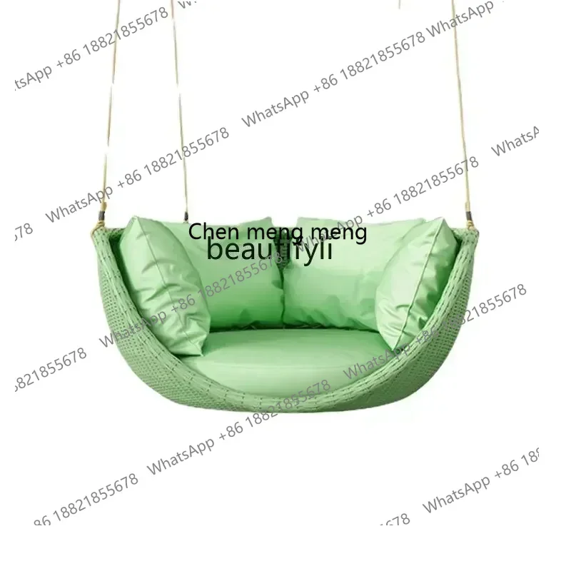 ss cn8350 ss 8350  Outdoor Swing Basket Glider Indoor Balcony Leisure Rattan Chairs Terrace Rattan Chair Single Indoor Nordic Ro