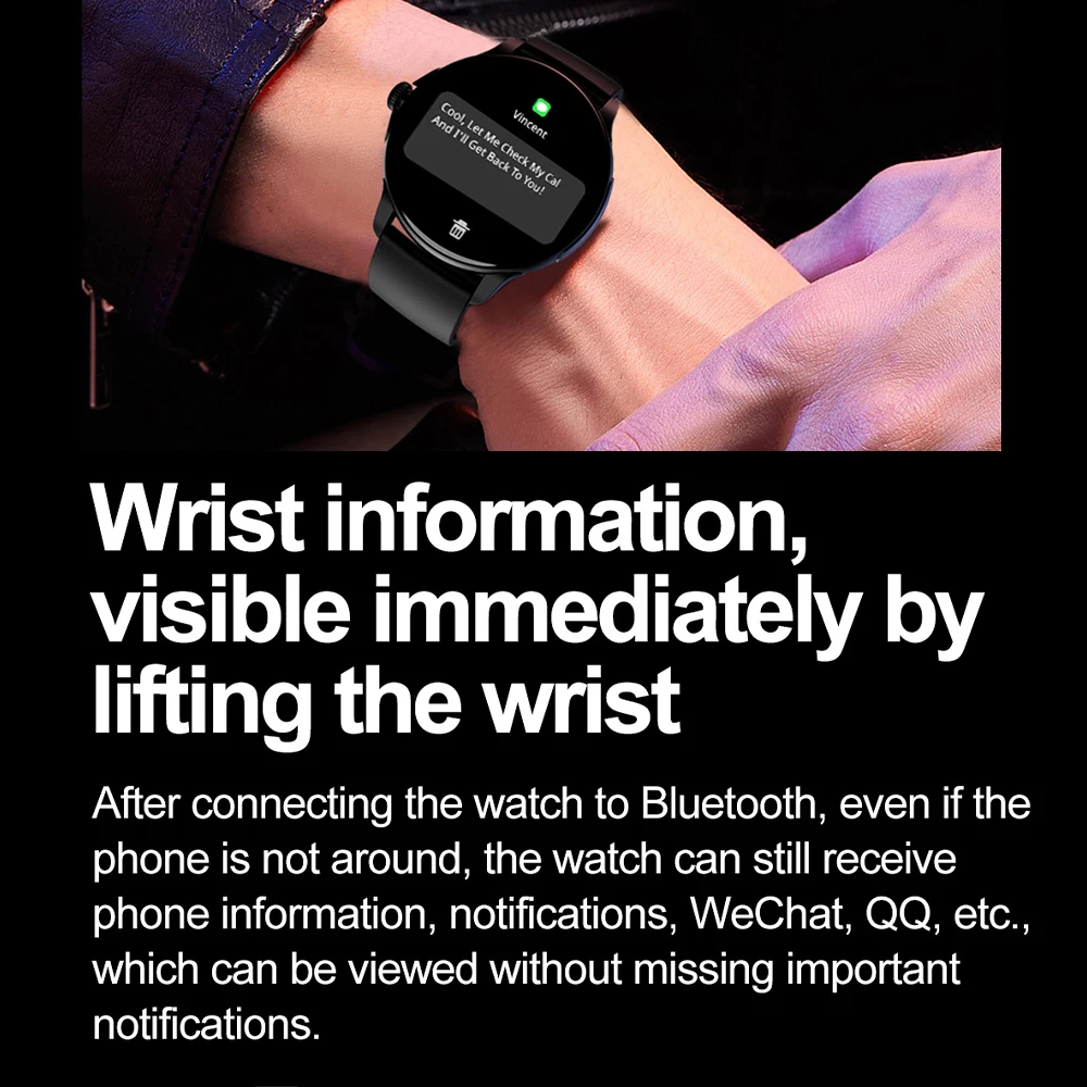 Men's Smart Watch with AMOLED Touch Screen