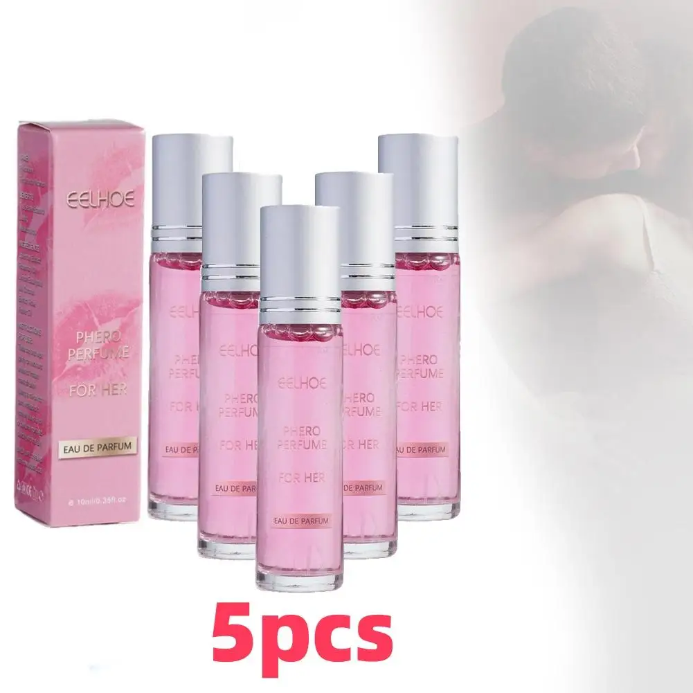 5pcs 10ml Flirting Perfume Pheromone Sexually Stimulating Fragrance Oil Fresh Light And Long-lasting Fragrance Sexy Product