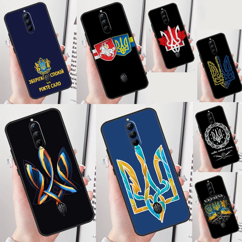 Ukraine Tryzub Flag Case For Red Magic 10 Pro Plus 6 7 Pro 6S 7S 5G 6R RedMagic 8 9 8S 9S Pro Plus Back Cover