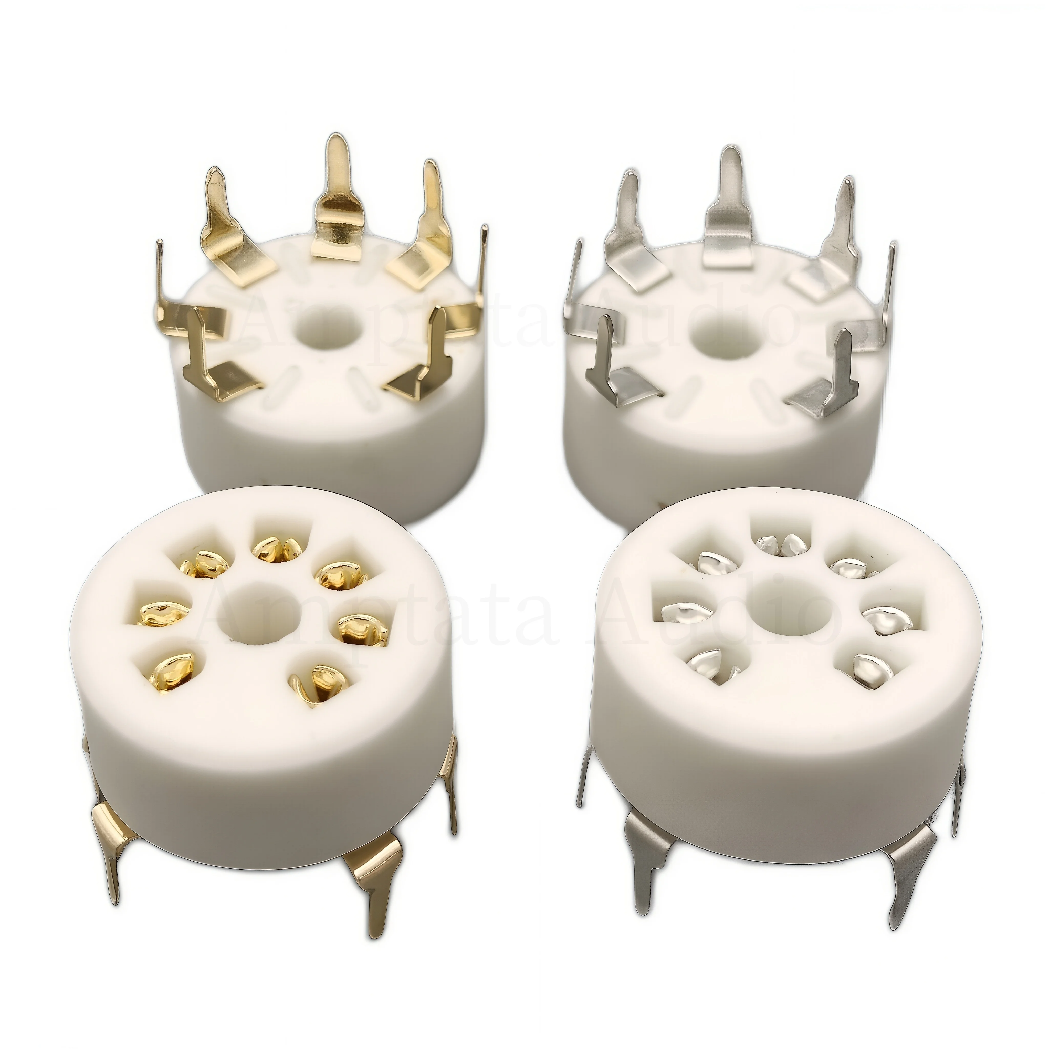 

GZC7-Y-B 7-Pin Ceramic Tube Socket B7G PCB Mount Tin/Gold Plated for 6J1 6J2 6Z4 6X4 EC92 6A2 6H2 - Valve Base Audio Amp DIY