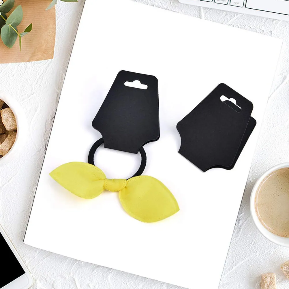 

150Pcs Thick Paper Jewelry Display Cards Foldover Bracelet Necklace Holders Blank Tags for Business Selling Packaging