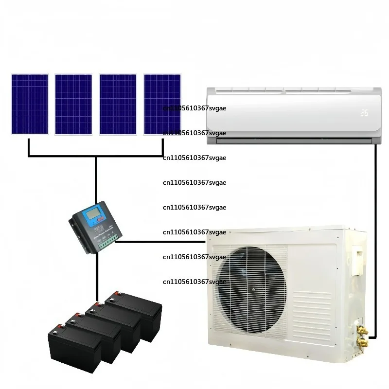 

8000 BTU Mini Split Battery EG4 India Malaysia Mobile 1 Air Conditioning Solar