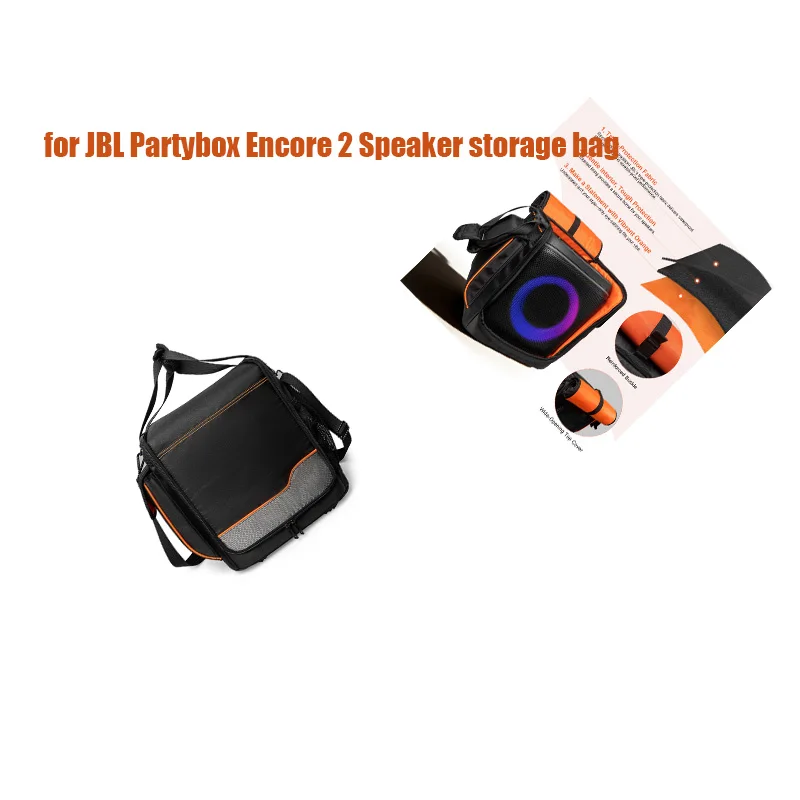 

Newest Portable Wireless Bluetooth-compateble Sound-Transmitting Fabric Pouches for JBL Partybox Encore 2 Speaker storage bag