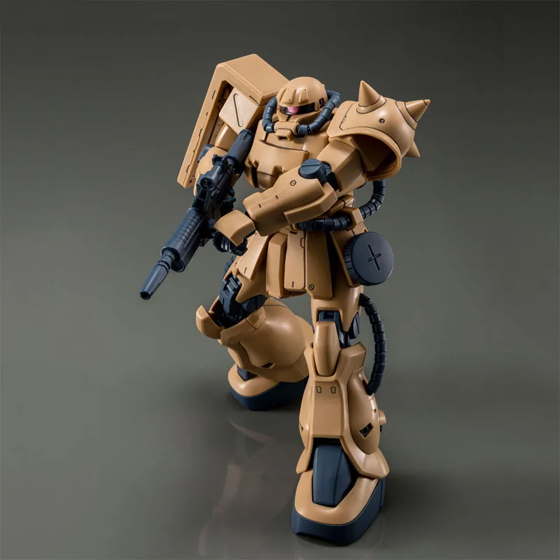 Bandai original mg on-line-exclusivo zaku ii f2 tipo MS-06F2 1/100 anime figura de ação montagem modelo brinquedos presentes para crianças