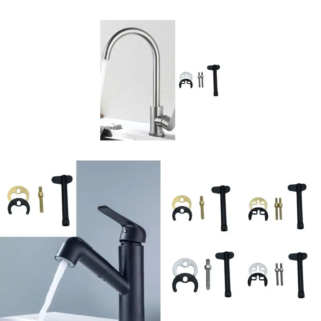 

652F Нержавеющая сталь/медь, аксессуары для прокладок смесителя для надежного монтажа и регулировки смесителя для раковины,