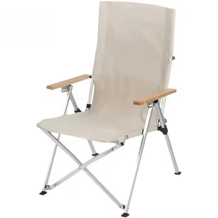

2024 New Luxury Camping Chair Aluminum Alloy Back